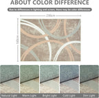 Rugs Living Room Washable Abstract Modern Area