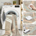 Rugs Living Room Washable Abstract Modern Area
