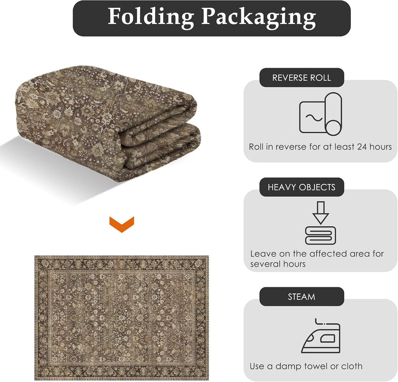 Rugs Living Room Washable Area Rug