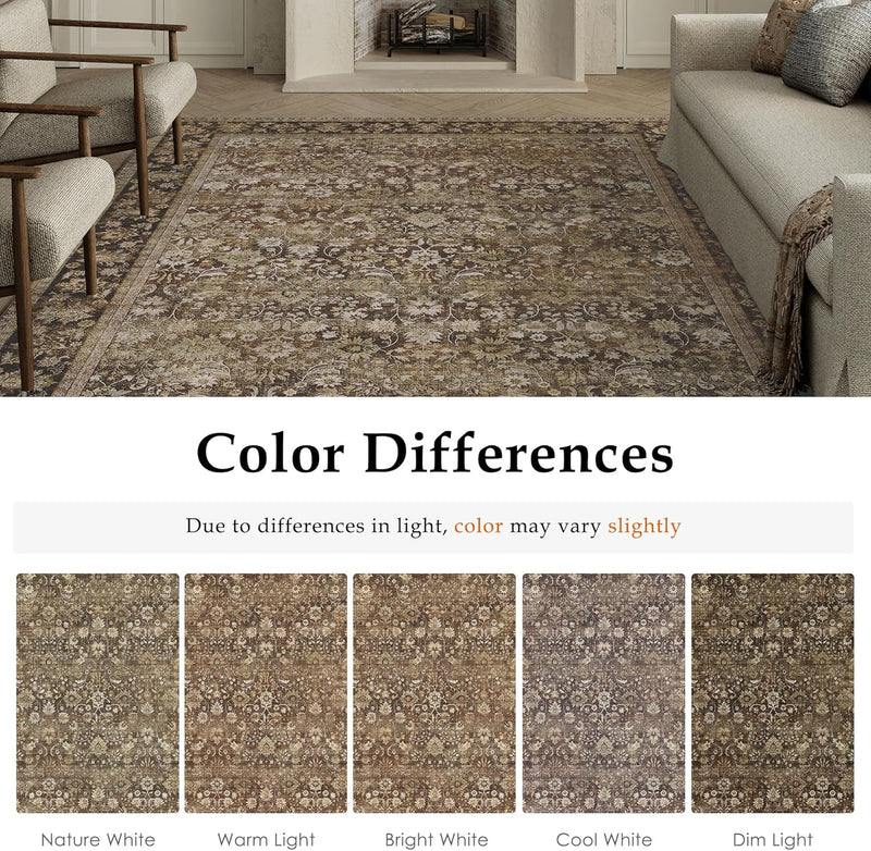 Rugs Living Room Washable Area Rug