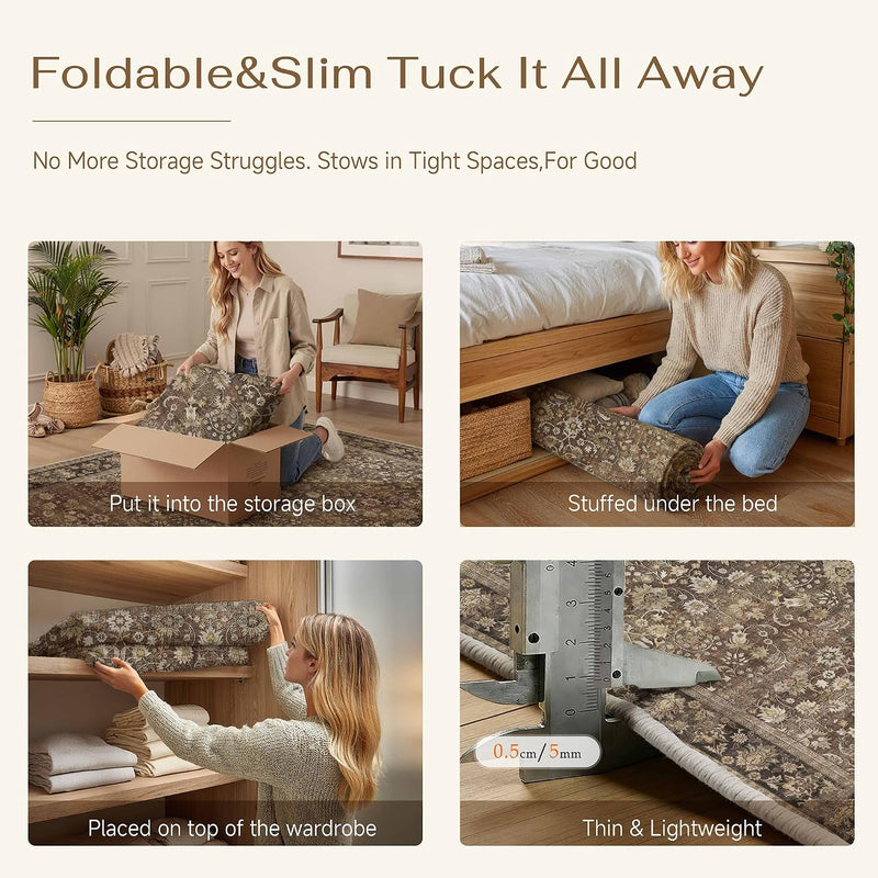 Rugs Living Room Washable Area Rug