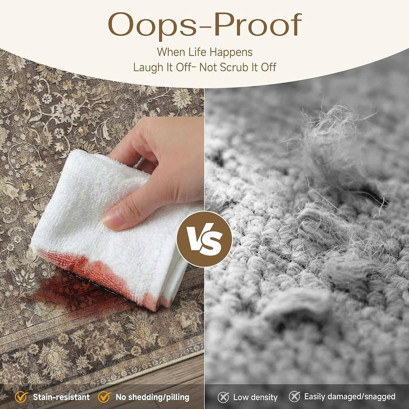 Rugs Living Room Washable Area Rug