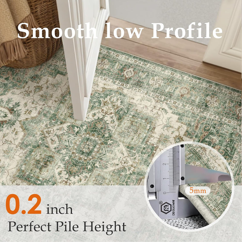 Rugs Living Room Washable Bedroom Carpet