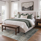 Rugs Living Room Washable for Bedroom Abstract