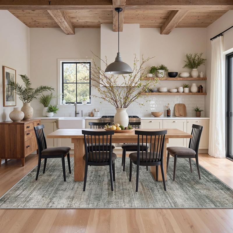 Rugs Living Room Washable for Bedroom Abstract