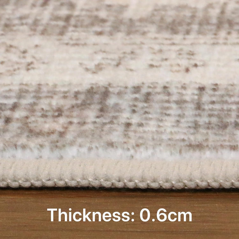 Washable Rug Non Slip Soft Living Room