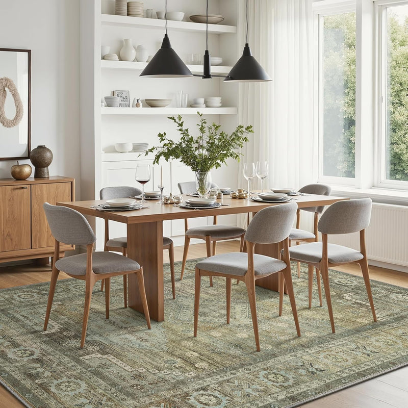Washable Rug Non Slip Soft Living Room