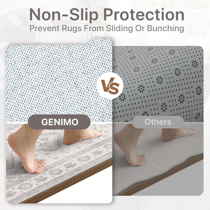 Washable Rug Non Slip Soft Living Room