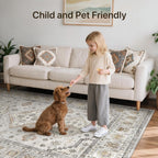 Rugs Living Room Washable Large Rug Short