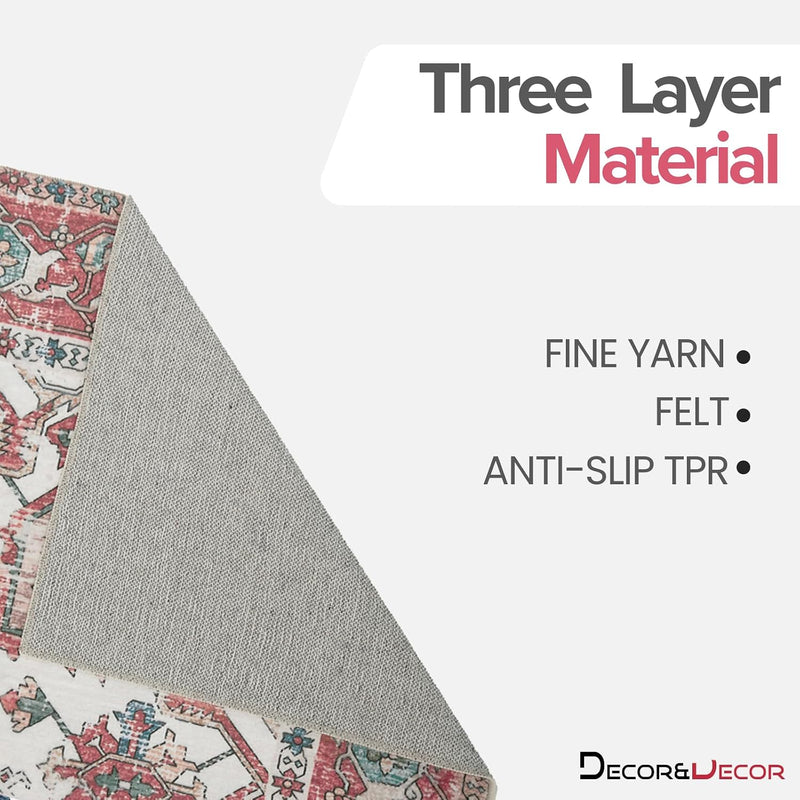 Rugs Living Room Washable Non-Slip