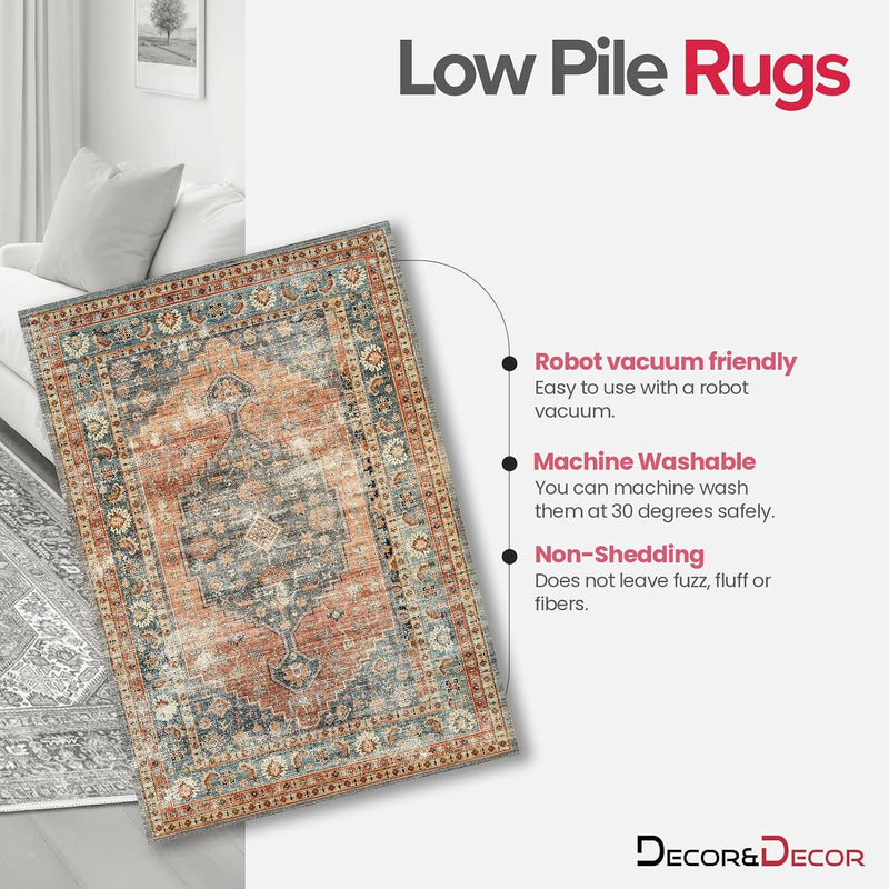 Rugs Living Room Washable Non-Slip