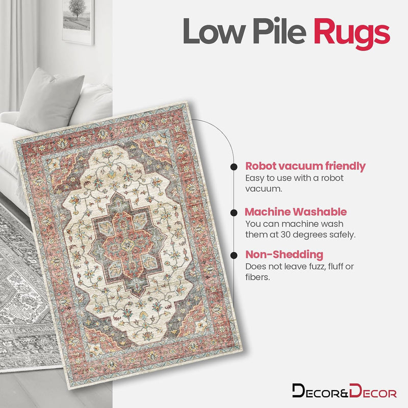 Rugs Living Room Washable Non-Slip