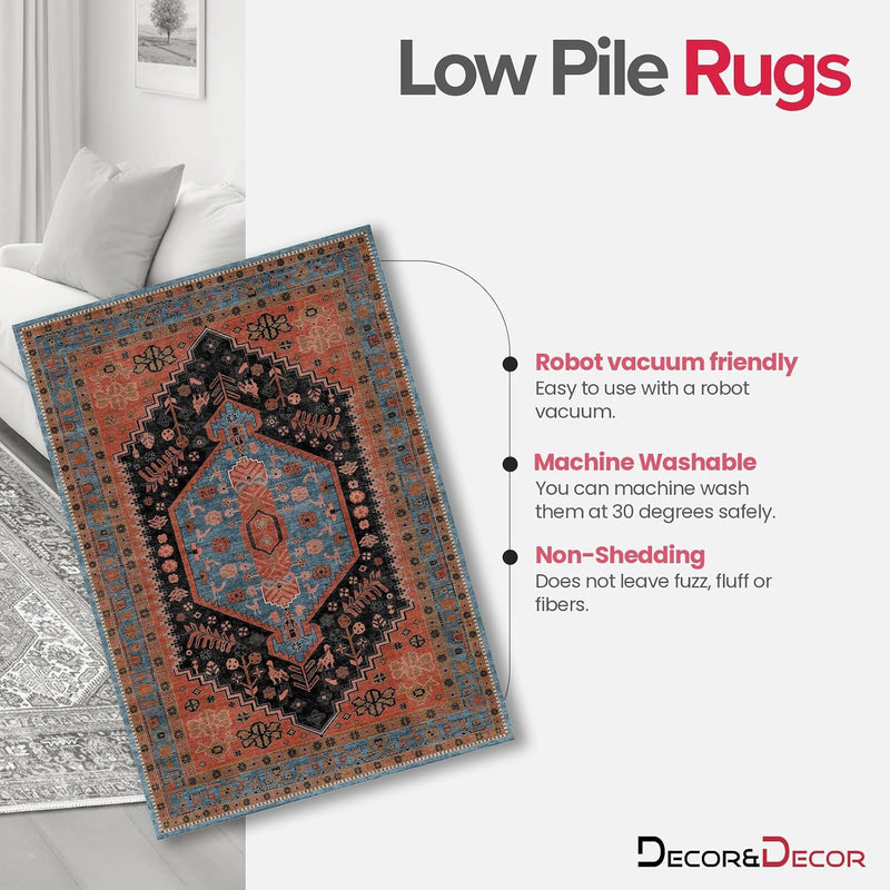 Rugs Living Room Washable Non-Slip