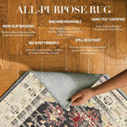 Rugs Living Room Washable Non-Slip