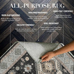 Rugs Living Room Washable Non-Slip