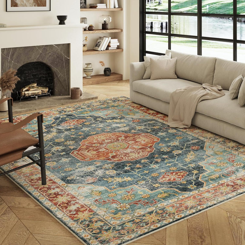 Rugs Living Room Washable Non-Slip