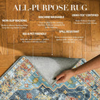 Rugs Living Room Washable Non-Slip