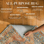 Rugs Living Room Washable Non-Slip