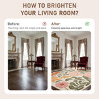 Rugs Living Room Washable Non Slip Area