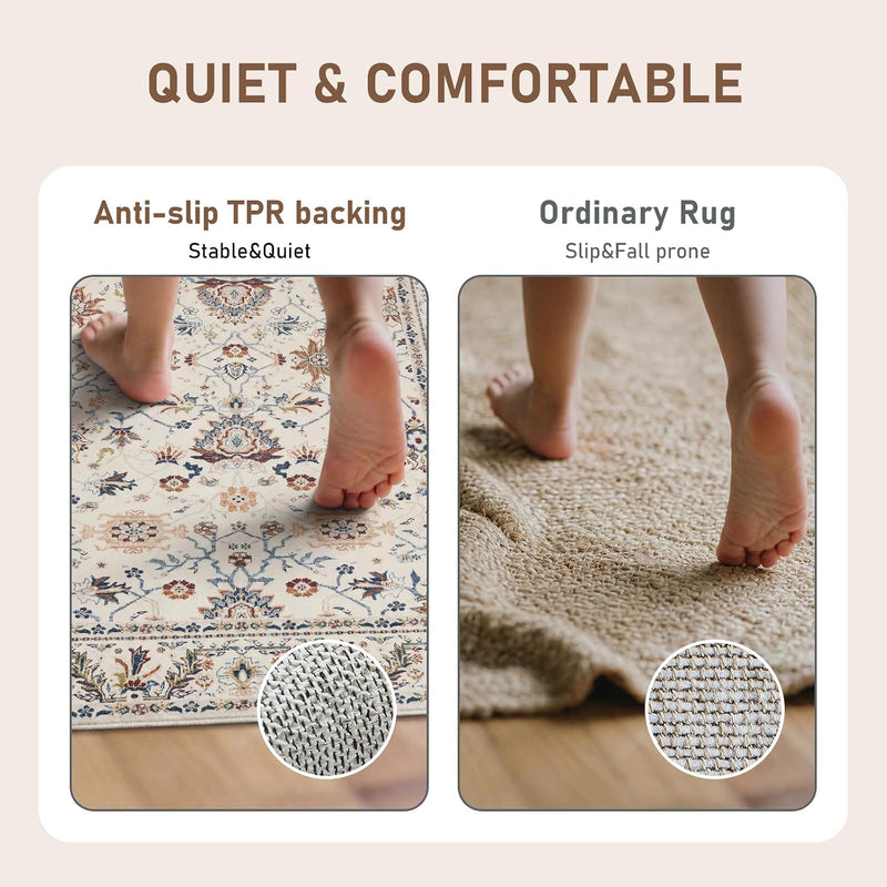 Rugs Living Room Washable Non Slip Area