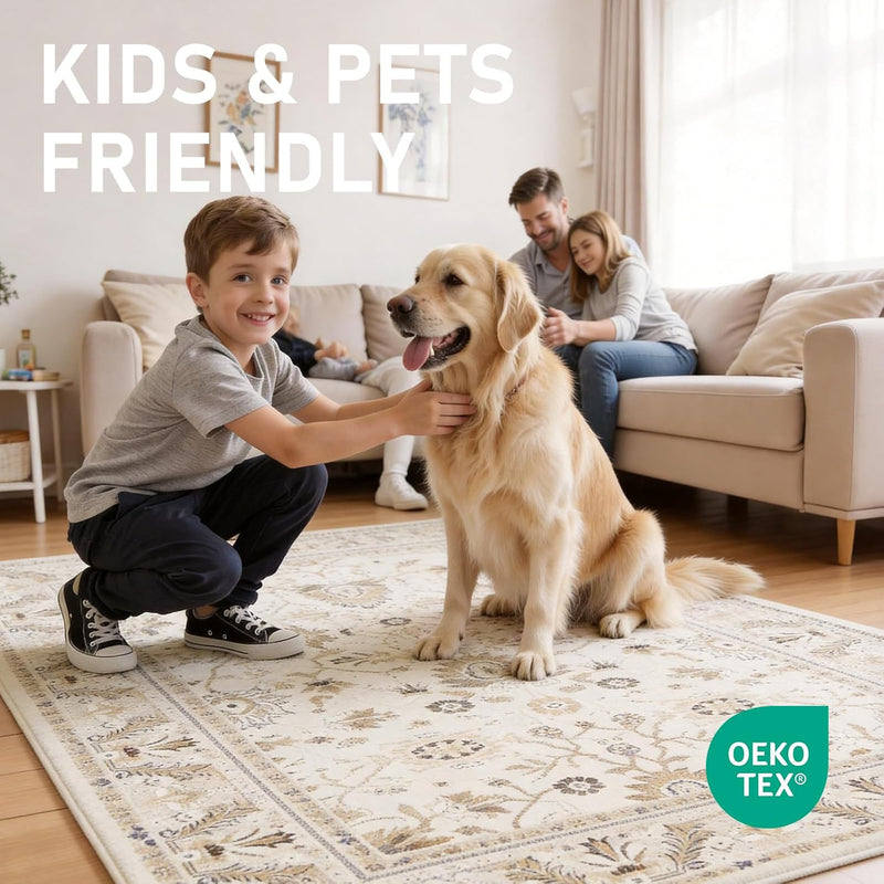 Rugs Living Room Washable Non Slip Area