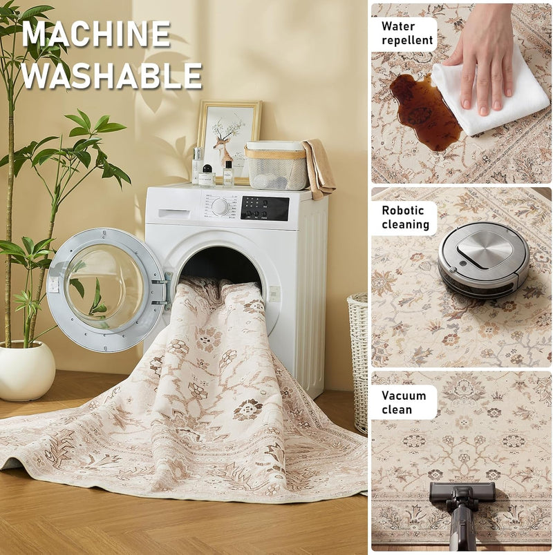 Rugs Living Room Washable Non Slip Area