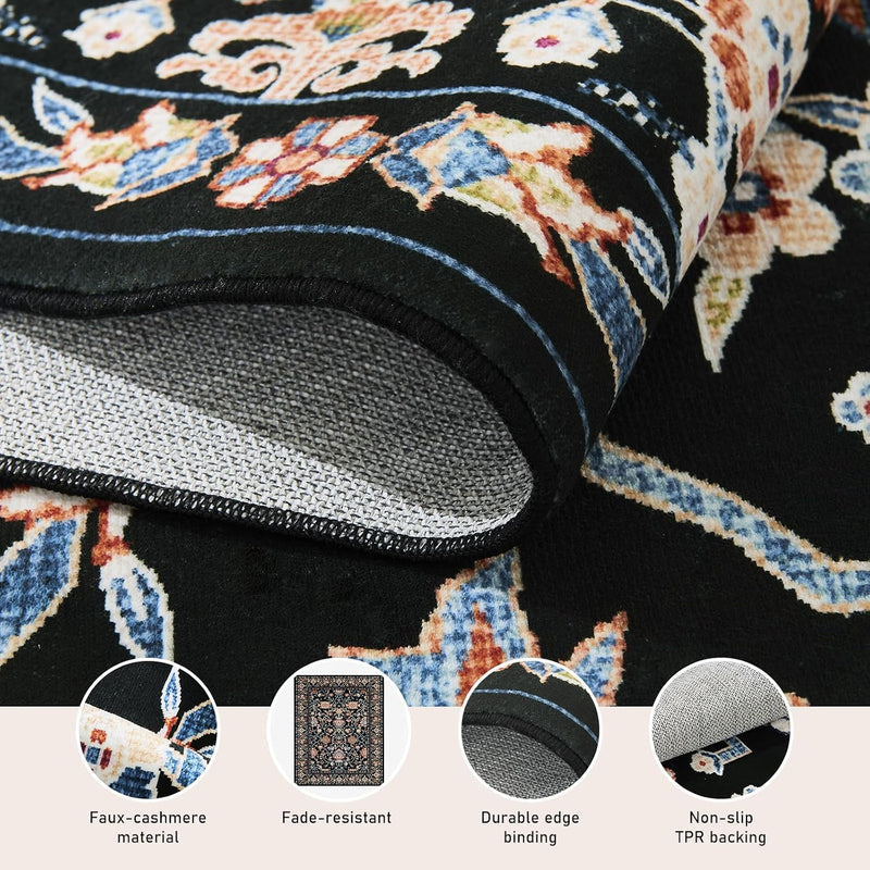 Rugs Living Room Washable Non Slip Area