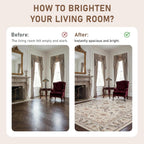 Rugs Living Room Washable Non Slip Area