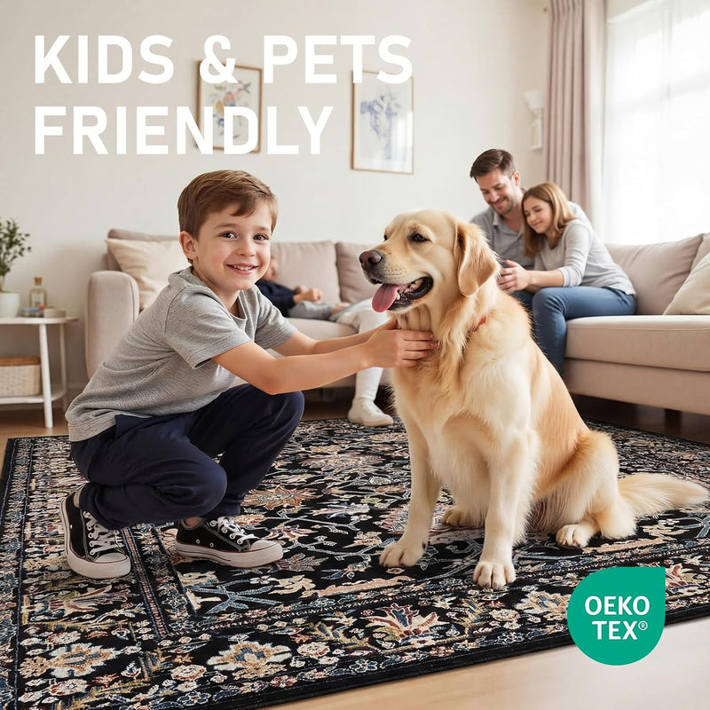 Rugs Living Room Washable Non Slip Area