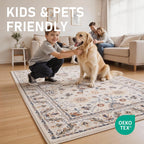 Rugs Living Room Washable Non Slip Area