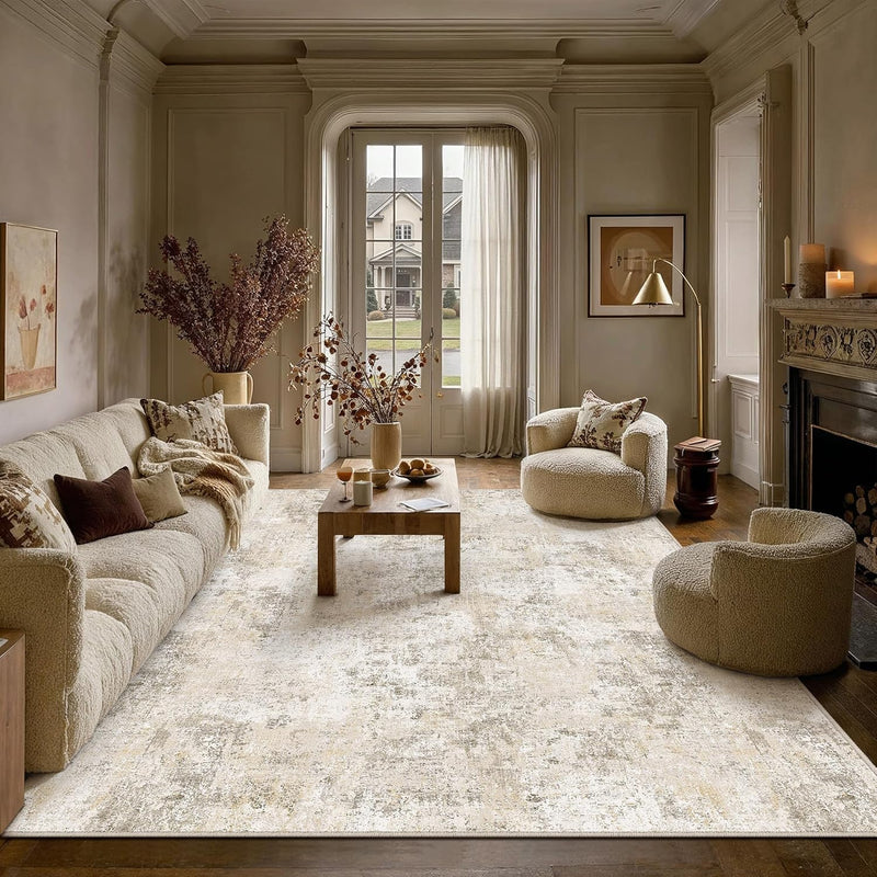 Vintage Rugs Living Room Rug Washable Carpet