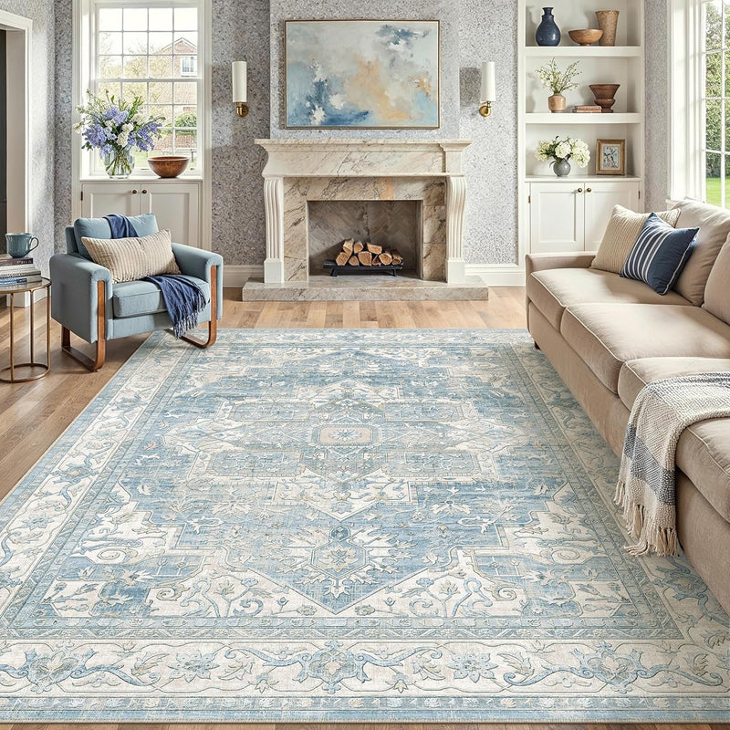 Vintage Rugs Living Room Rug Washable Carpet