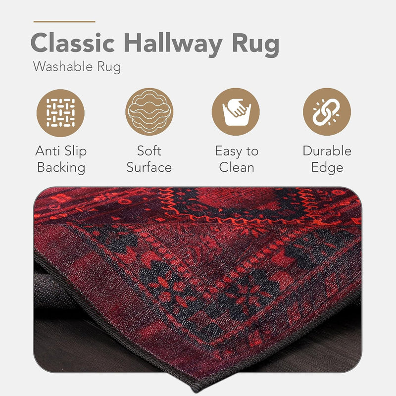 Rugs Living Room Washable Rug Area Non-Slip Carpet