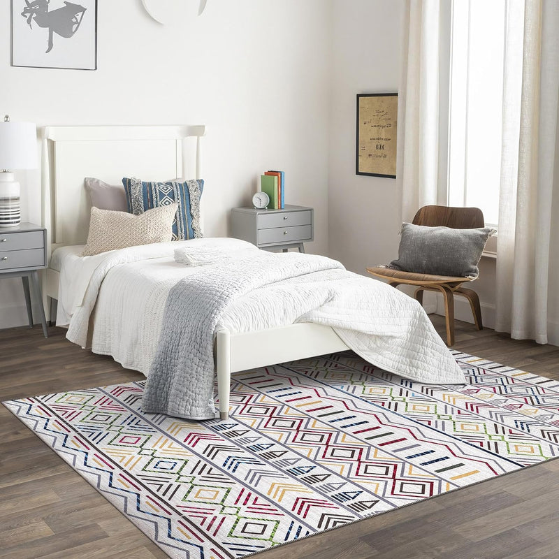 Rugs Living Room Washable Rug Area Non-Slip Carpet