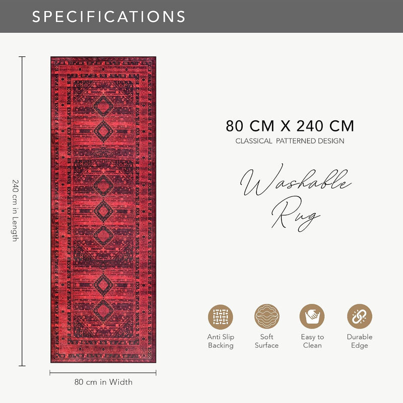 Rugs Living Room Washable Rug Area Non-Slip Carpet