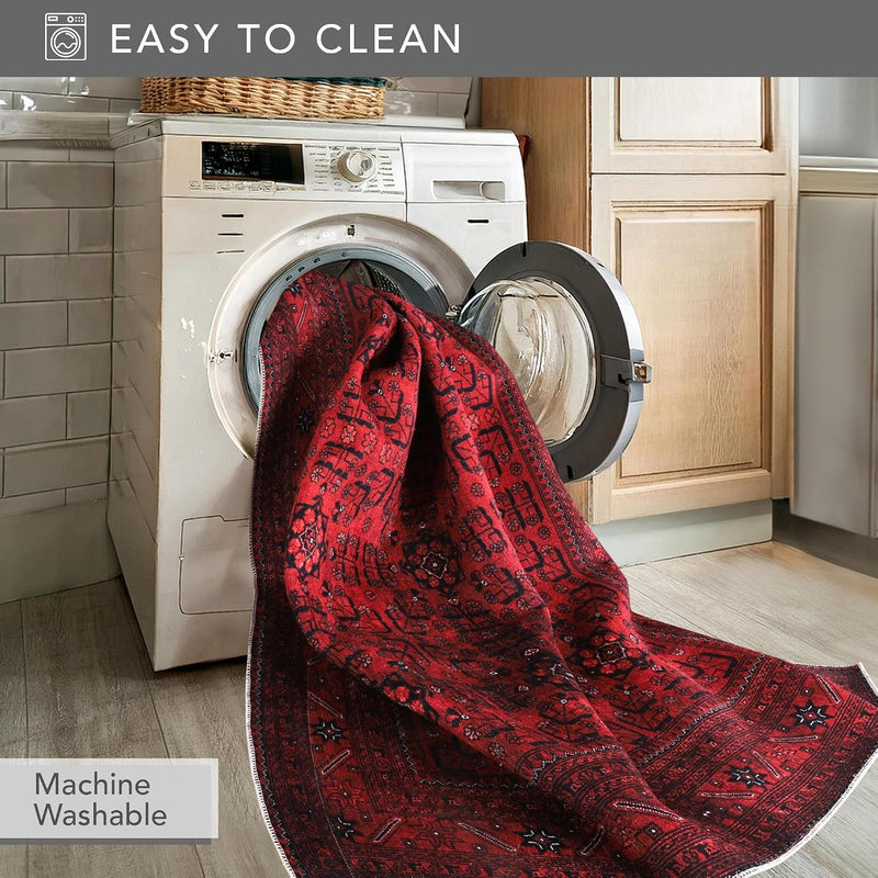 Rugs Living Room Washable Rug Area Non-Slip Carpet