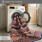 Rugs Living Room Washable Rug Area Non-Slip Carpet