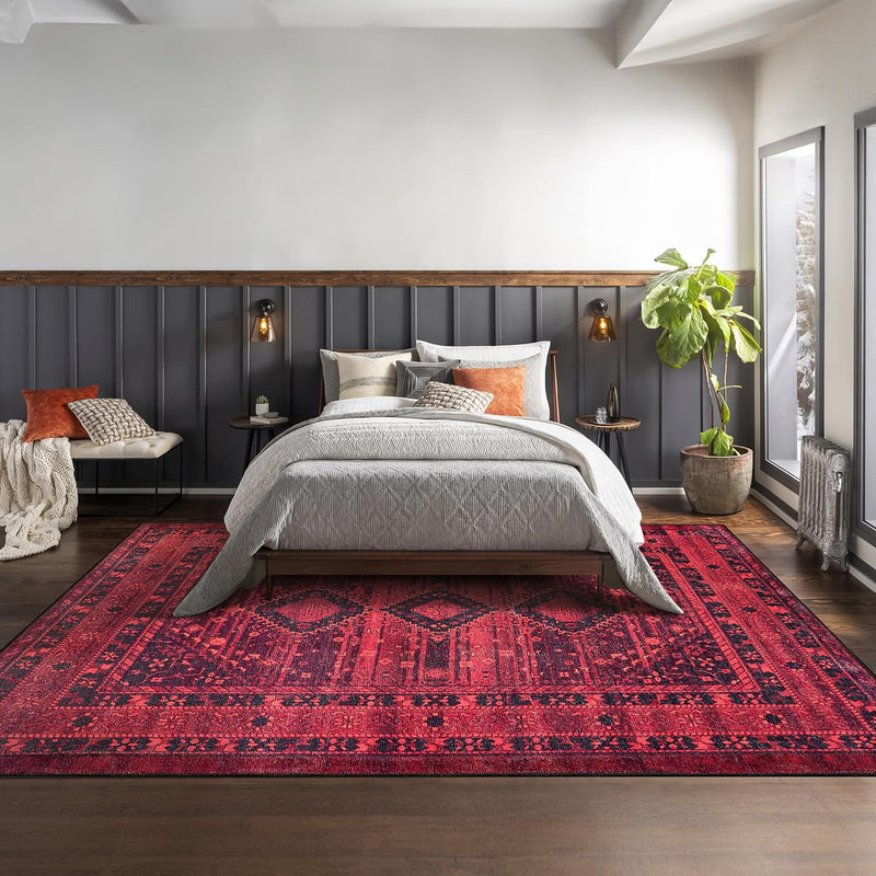 Rugs Living Room Washable Rug Area Non-Slip Carpet