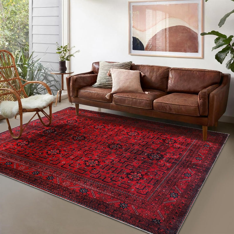 Rugs Living Room Washable Rug Area Non-Slip Carpet