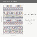 Rugs Living Room Washable Rug Area Non-Slip Carpet
