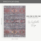 Rugs Living Room Washable Rug Area Non-Slip Carpet
