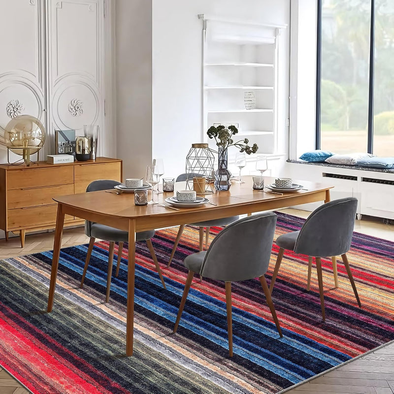 Rugs Living Room Washable Rug Area Non-Slip Carpet