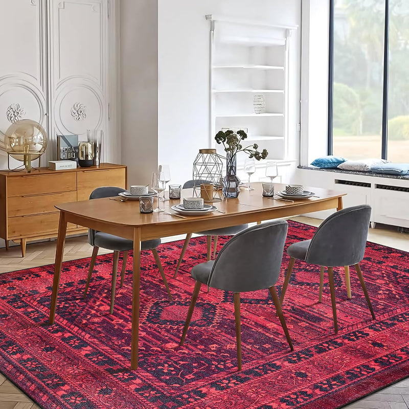 Rugs Living Room Washable Rug Area Non-Slip Carpet