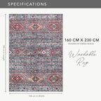 Rugs Living Room Washable Rug Area Non-Slip Carpet