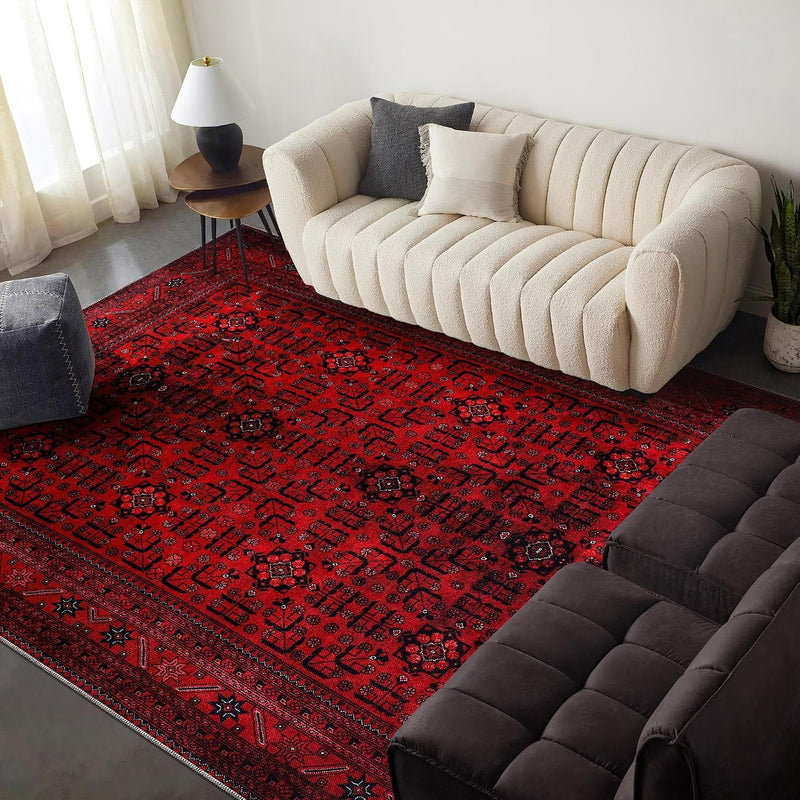 Rugs Living Room Washable Rug Area Non-Slip Carpet