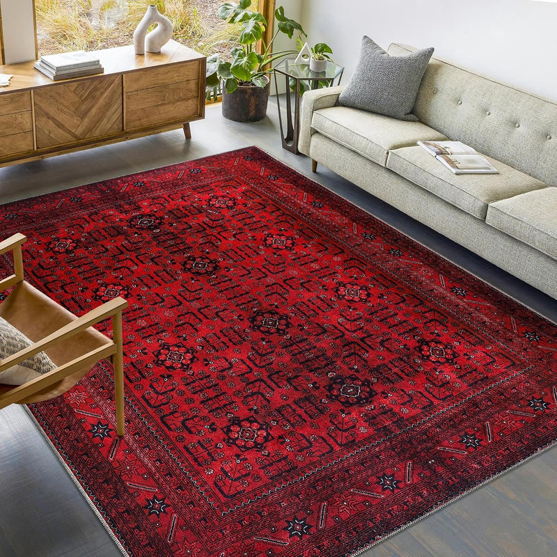 Rugs Living Room Washable Rug Area Non-Slip Carpet