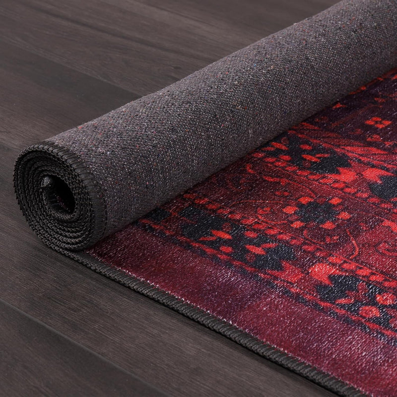 Rugs for Living Room Washable Rug Area Non-Slip Carpet