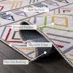 Rugs Living Room Washable Rug Area Non-Slip Carpet