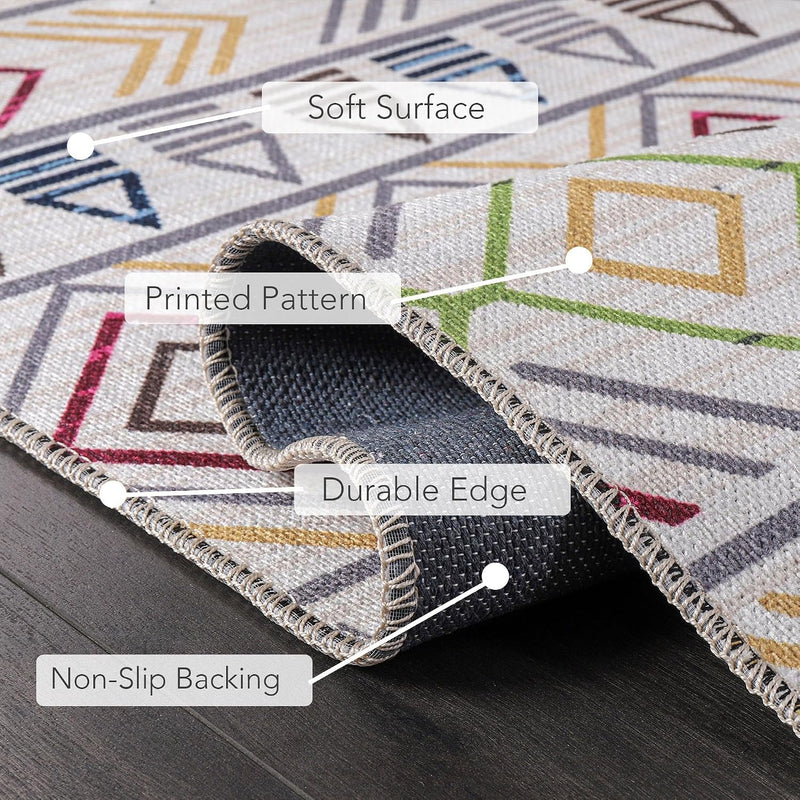 Rugs Living Room Washable Rug Area Non-Slip Carpet