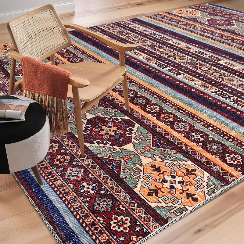 Rugs Living Room Washable Rug Area Non-Slip Carpet